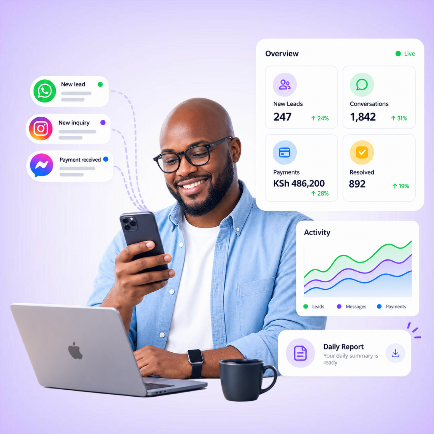 Nautix analytics and reporting dashboard